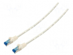 Patch cord | S/FTP | Cat 6a | RJ45 plug,both sides | stranded | Cu | 15m