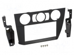 Radio frame | BMW | 2 DIN | black