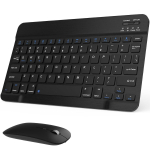 Riff EN / RU Layout 2in1 Wireless & Bluetooth RGB Keyboard with mice Black