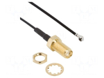 Cable | 0.15m | AMC female,SMA female | angled,straight