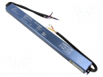 Power supply: switching | LED | 250W | IP67 | 372x36x22.6mm | 93%