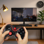 M&auml;nguala | PC | Konsoolid | Tarvikud // Harivad m&auml;nguasjad | Interaktiivsed | Loomingulised | Kunstilised // Bezprzewodowy gamepad pad do telefonu android ios bluetooth 4.0 kontroler -e075