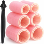 Isikliku hoolduse tooted // Personal hygiene products // Wałki do włos&oacute;w rzepy 6 sztuk do unoszenia lok&oacute;w grube 3 rozmiary z rączką
