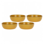 Set of 4 Concerto Ocra Salad Bowls - Yellow, 20 cm