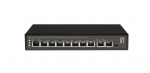 LevelOne FGP-1031 network switch Unmanaged Gigabit Ethernet (10/100/1000) Power over Ethernet (PoE) Black