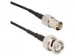 Cable | 1.5m | BNC male,BNC female | straight | 50&Omega;