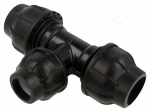 Splice terminal: clamping | for PE pipes | Plast | Medium: water