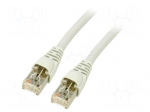 Patch cord | S/FTP | Cat 6a | RJ45 plug,both sides | stranded | Cu
