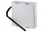 Heat shrink sleeve | glueless | 4: 1 | 12mm | black | polyolefine