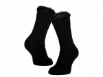 Work socks | Size: 39-42 | black-grey | thick,furlined