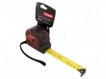 Measuring tape | L: 8m | Width: 25mm | strengthened construction