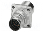 Connector: M17 | socket | ST | female | PIN: 17 | 48V | 3.6A | shielded | IP67
