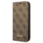 Guess GUBKP14XHG4SHW Book 4G Vintage Gold Logo for iPhone 14 Pro Max 6,7" / brown