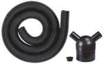 Einhell extraction adapter set 4310630 (black, ? 100mm > ? 36mm)