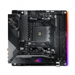 Asus ROG STRIX X570-I GAMING | Processor family AMD | Processor socket AM4 | DDR4 | Supported hard disk drive interfaces SATA