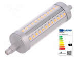 LED lamp | white | R7S | 230VAC | 1600lm | 14W | 3000K | CRImin: 80
