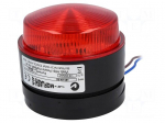 Signaller: lighting | flashing light | red | Series: X80 | 85&divide;265VAC