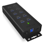 USB-jaotur Icy Box 7x USB-A 3.0 (IB-HUB1703-QC3)