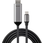 USB-kaabel Lindy USB-C - DisplayPort 1 m Grey (43503)