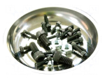 Container: bowl with magnet | stainless steel | H: 36mm | &Oslash;: 150mm