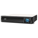 APC Smart-UPS C 1000 VA, 2U, r&auml;kki paigaldatav UPS koos LCD-ekraaniga, 230 V, SmartConnect funktsiooniga