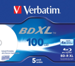 Bluray-kettad Verbatim 100GB 5 tk BD-R JC tr&uuml;kitavad