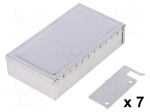Enclosure: shielding | X: 68mm | Y: 122mm | Z: 28mm | steel