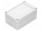 Enclosure: multipurpose | X: 80mm | Y: 120mm | Z: 55mm | ABS | dark grey