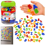 M&auml;nguala | PC | Konsoolid | Tarvikud // Harivad m&auml;nguasjad | Interaktiivsed | Loomingulised | Kunstilised // Literki Cyferki Magnetyczne w Słoiku Alfabet Magnesy Edukacyjne 79 El.