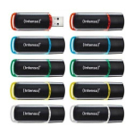 M&auml;lupulk Intenso Intenso 3511561 USB m&auml;lu 8 GB USB Type-A 2.0 Black, Red, Green, Transparent, Yellow, Blue