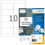 HERMA Repositionable address labels A4 96x50.8 mm white Movables paper matt 1000 pcs.