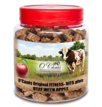 O'CANIS Fitness-Bits Plus Beef with apple Mono - dog treat - 400g