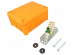 Enclosure: junction box | X: 116mm | Y: 150mm | Z: 67mm | polypropylene
