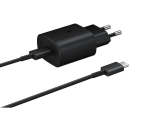 Adapter Samsung  Samsung fast charger USB-C 25W 1 m black