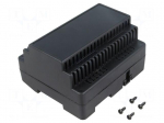 Enclosure: for DIN rail mounting | Y: 91mm | X: 105mm | Z: 60mm | ABS