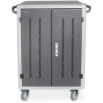 Digitus mobile charging cabinet, 30 charging stations, for notebooks/tablets up to 15.6" (black/gray, incl. USB-C, 3 fans)