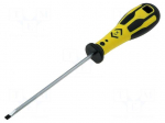 Screwdriver | slot | SL 4mm | Blade length: 125mm | Overall len: 220mm