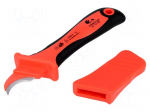 Knife | for electricians,insulated | Kind of blade: semicircular