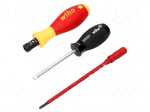 Kit: screwdrivers | dynamometric,adjustable | 1kVAC | 138mm | 6mm