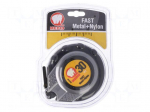 Measuring tape | L: 30m | Width: 15mm | Enclos.mat: ABS,elastolan