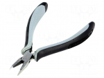 Pliers | side,cutting,curved,precision | ESD | Pliers len: 120mm