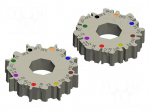 Spare part: crimping jaws for coaxial/RF connectors | steel