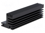 Heatsink: extruded | TO220 | black | L: 94mm | W: 30mm | H: 31mm | 5.1K/W