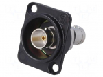 Coupler | BNC socket,both sides | shielded | 75&Omega; | black | gold-plated