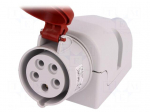 Connector: AC supply 3-phase | socket | female | 16A | 400VAC | IP44