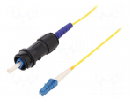 Connector: fiber optic | patchcord | PIN: 1 | bayonet | Buccaneer 4000