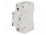Relay: installation | bistable | NO | Ucoil: 230VAC | 35x90x65mm | 80A