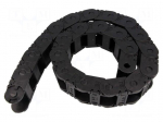 Cable chain | Series: 2500 | Bend.rad: 75mm | L: 1012mm