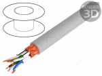Wire | Li-2Y-CY-PIMF | 3x2x1mm2 | PVC | grey | 250V