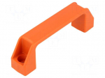 Handle | Mat: technopolymer (PA) | orange | H: 41mm | L: 137mm | W: 26mm